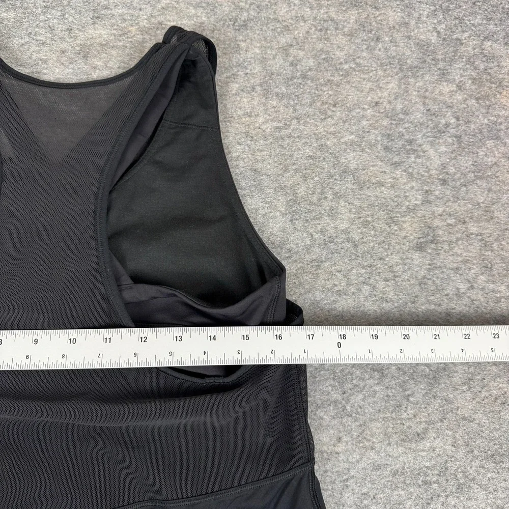 Lululemon Fast As Light 2-In-1 Tank W1NHMS Luxtreme Light Black Womens 10